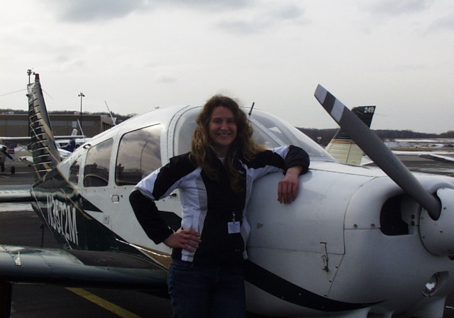Julie Kulak - First Solo Flight - ECAC Bedford