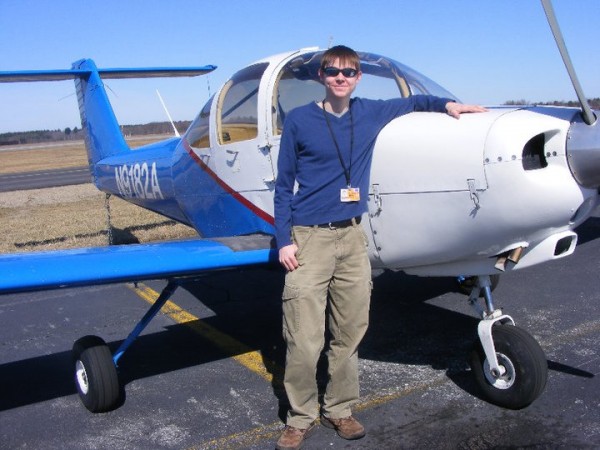 Cameron Lewis First Solo 32011 CFI Mike Farquharson